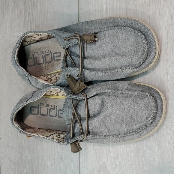 Hey Dude Womens Wendy Stretch Steppa Loafer Slip on shoes sz 7 - Picture 3 of 14